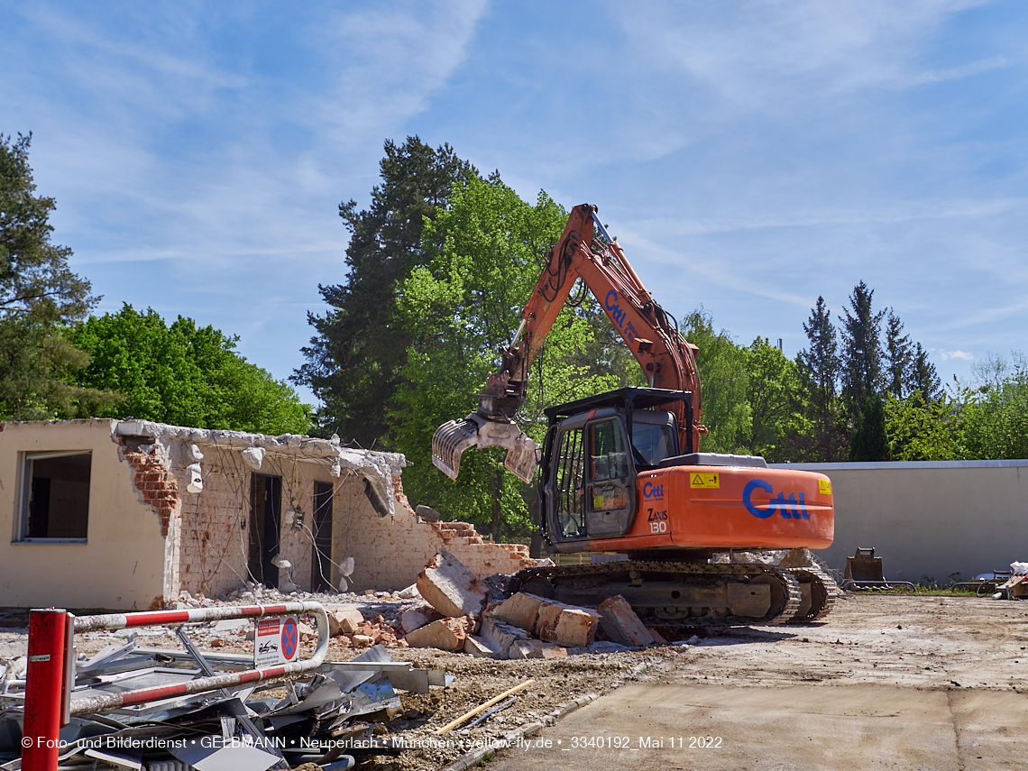 11.05.2022 - Baustelle am Haus für Kinder in Neuperlach